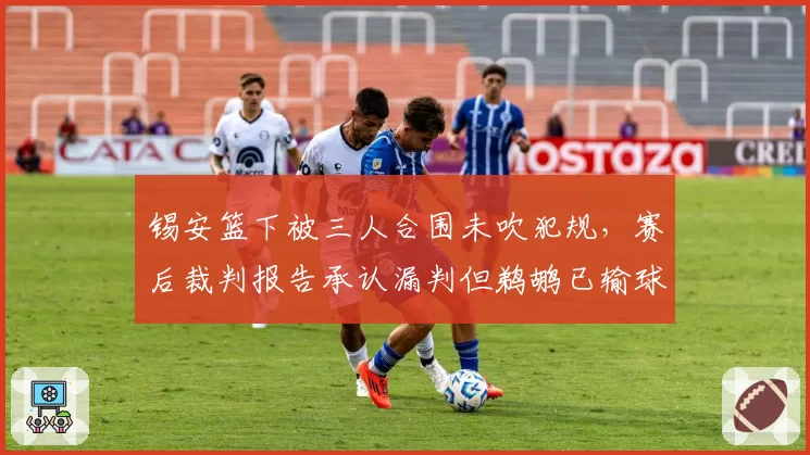 锡安篮下被三人合围未吹犯规，赛后裁判报告承认漏判但鹈鹕已输球无法挽回