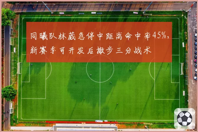 同曦队林葳急停中距离命中率45%，新赛季可开发后撤步三分战术