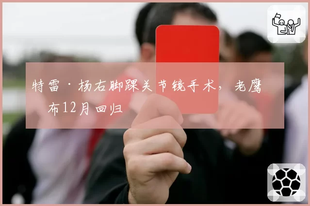 特雷·杨右脚踝关节镜手术，老鹰宣布12月回归